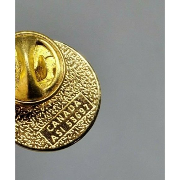 Vintage 1999 Food And Friends Red Canada ASI 53697 Lapel Hat Button Pin - Picture 8 of 10